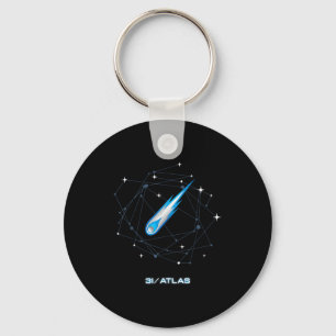 Porte-clés 3i Atlas Comète Interstellaire 2025 Astronomie Spa