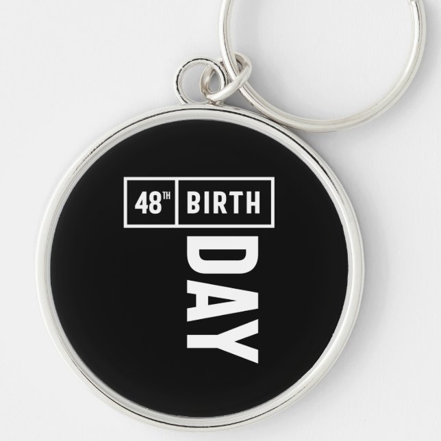 Porte-clés 48 Ans - 48e Anniversaire Drôle Cadeau (Devant)