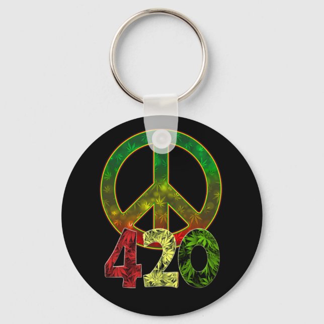Porte-clés 4 20 Paix (Recto)