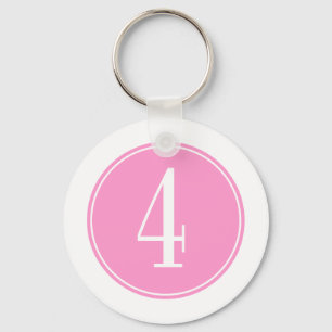 Porte-clés #4 Cercle rose