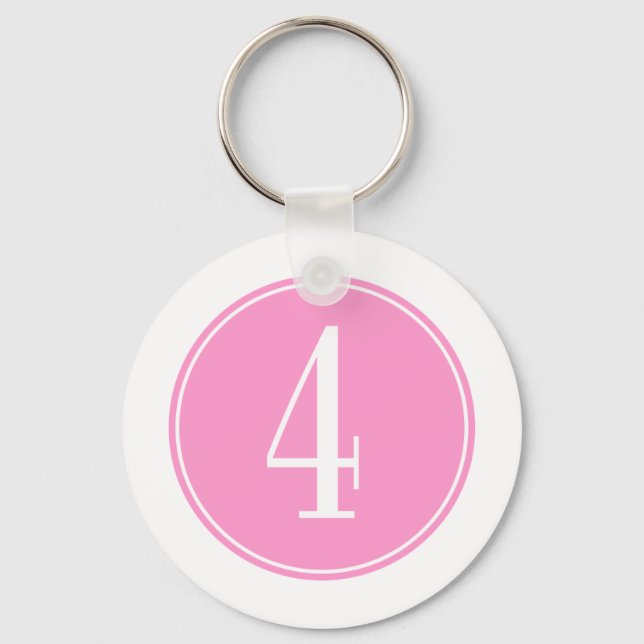 Porte-clés #4 Cercle rose (Recto)