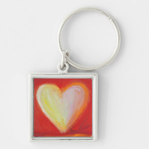 Porte-clés 4 Coeurs d'Amour Coeurs Pendentifs Art Porte - clé