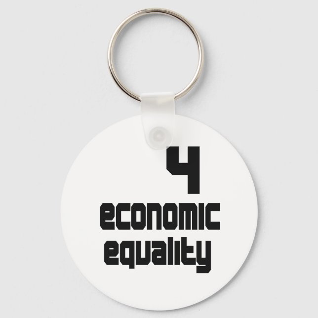 Porte-clés 4 Economic Equality Keychain (Recto)