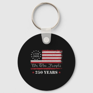 Porte-clés 4 juillet 1776 2026 États-Unis 250 ans patriotique