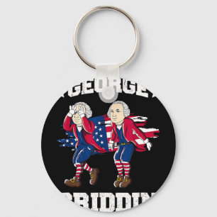 Porte-clés 4 juillet George Washington Griddy George Griddi