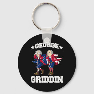 Porte-clés 4 juillet George Washington Griddy George Griddi