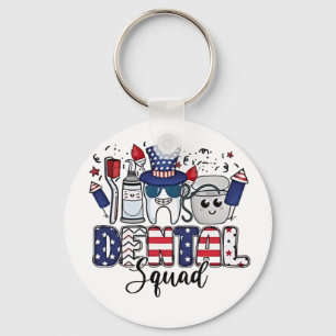 Porte-clés 4 juillet hygiéniste dentaire