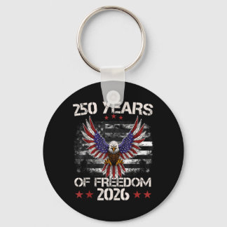 Porte-clés 4 juillet patriotique 250e anniversaire 250 ans