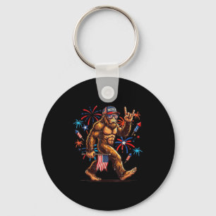 Porte-clés 4 juillet patriotique américain Bigfoot Sasquatch