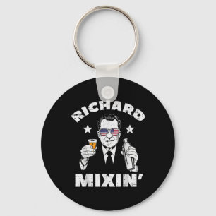 Porte-clés 4 juillet Richard Mixin Nixon Président Patriot