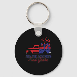 Porte-clés 4 juillet Rocks Red Glare Independence Day Par