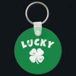 Porte-clés 4 Leaf Lucky Clover St. Patrick's Day<br><div class="desc">4 Leaf Lucky Clover St. Patrick's Day Gift</div>