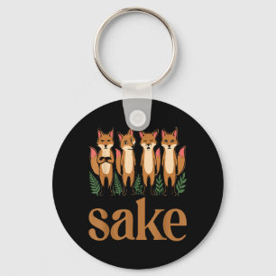 Porte-clés 4 Renard Pour L'amour De Quatre Renards Drôle Vint