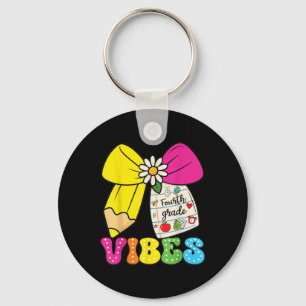 Porte-clés 4ème vibes de 4e année retour à l'école Coquette T
