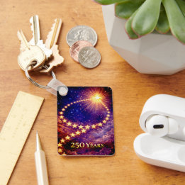 Porte-clés 4th of July 50 Stars 250 Years USA Independence