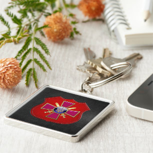 Porte-clés [500] Emblème des forces terrestres ukrainiennes