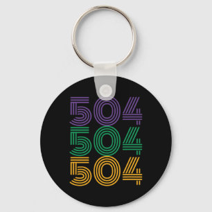 Porte-clés 504 Mardi Gras 2025 Drôle costume de carnaval