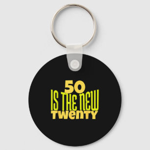 Porte-clés 50 ans est le nouveau vingt Funny 50e anniversaire