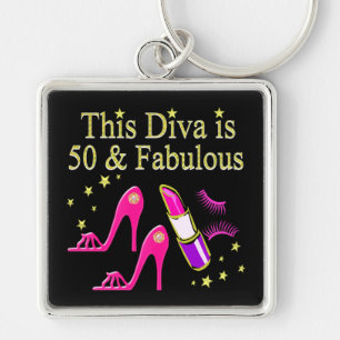 PORTE-CLÉS 50 & FABULOUS DAZZLING DIVA DESIGN