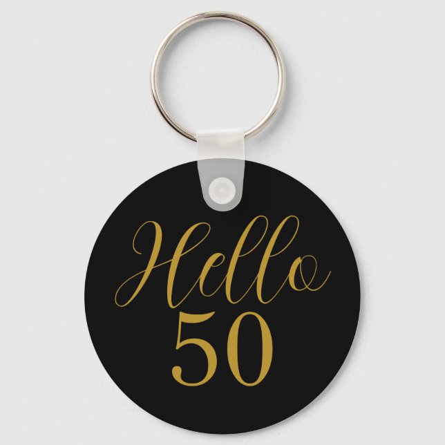 Porte-clés 50e anniversaire Black Gold Anniversaire (Recto)