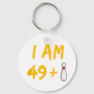 Porte-clés 50e anniversaire Bowling Shirt Funny Bowler Party 