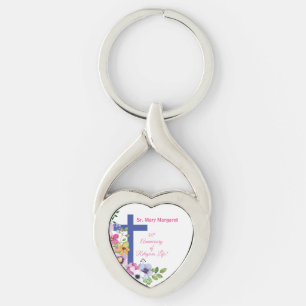 Porte-clés 50e anniversaire de la vie religieuse Porte - clé 