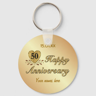 Porte-clés 50th Anniversary - Gold