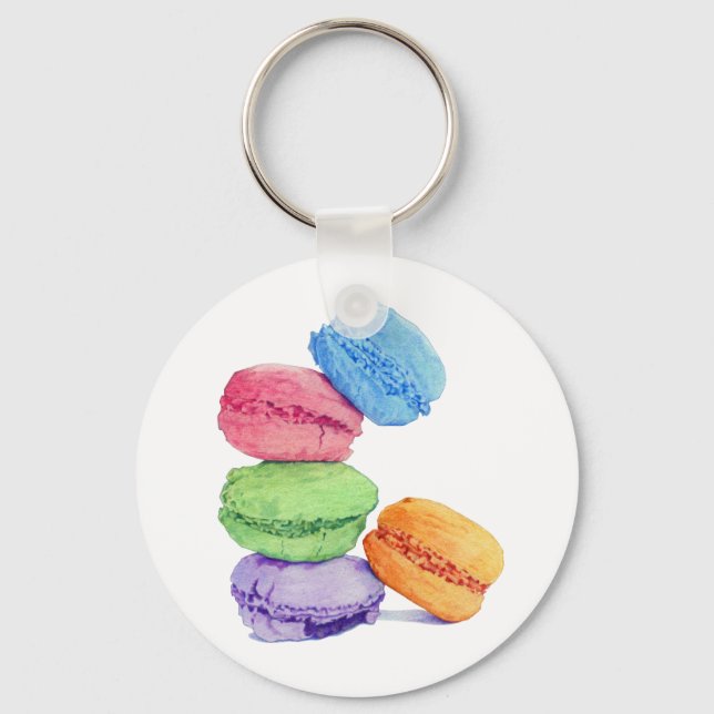 Porte-clés 5 Macarons Porte - clé (Recto)