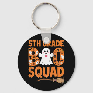 Porte-clés 5e année Boo Squad Halloween Ghost School Fun Cos