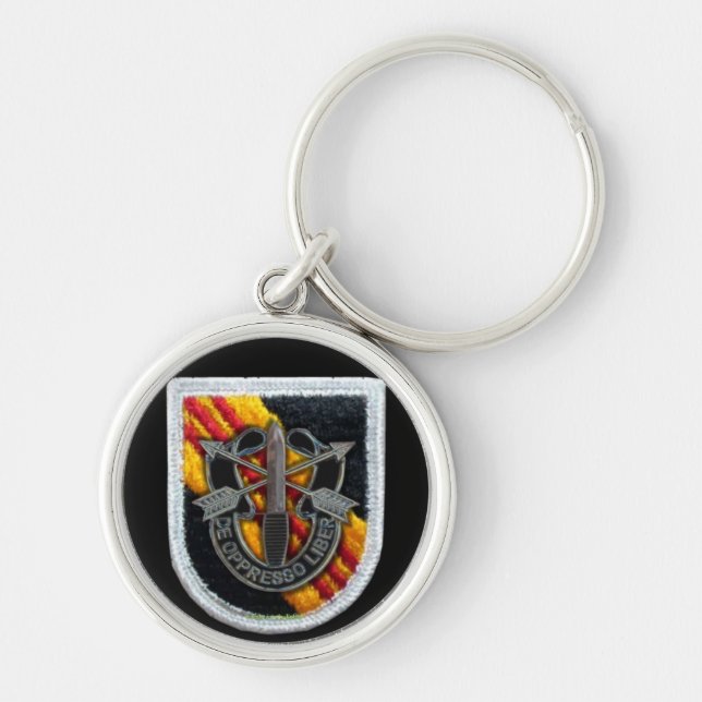 Porte-clés 5ème guerre de sof Vietnam de sf de bérets verts (Devant)