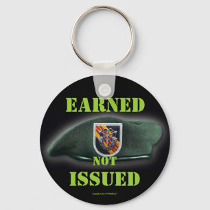 Porte-clés 5ème porte - clé de bérets verts d'instantané de