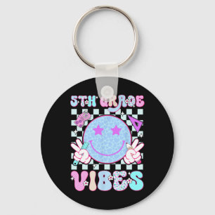 Porte-clés 5ème Vibes de cinquième année Visage souriant Reto