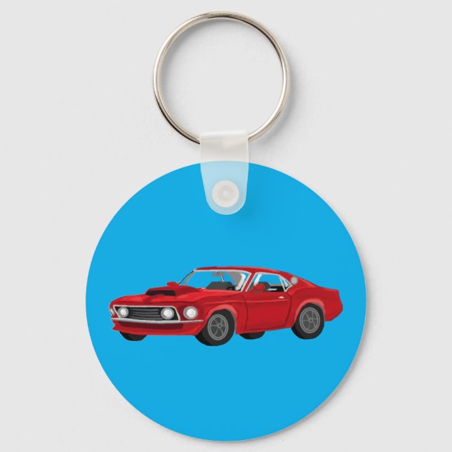 Porte-clés 60´s muscle car (Recto)