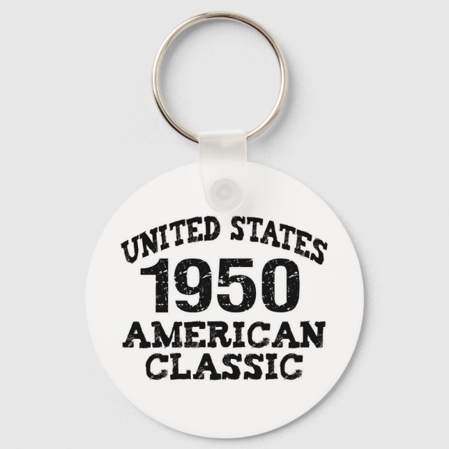 Porte-clés 60e anniversaire Cadeaux, 1950 (Recto)