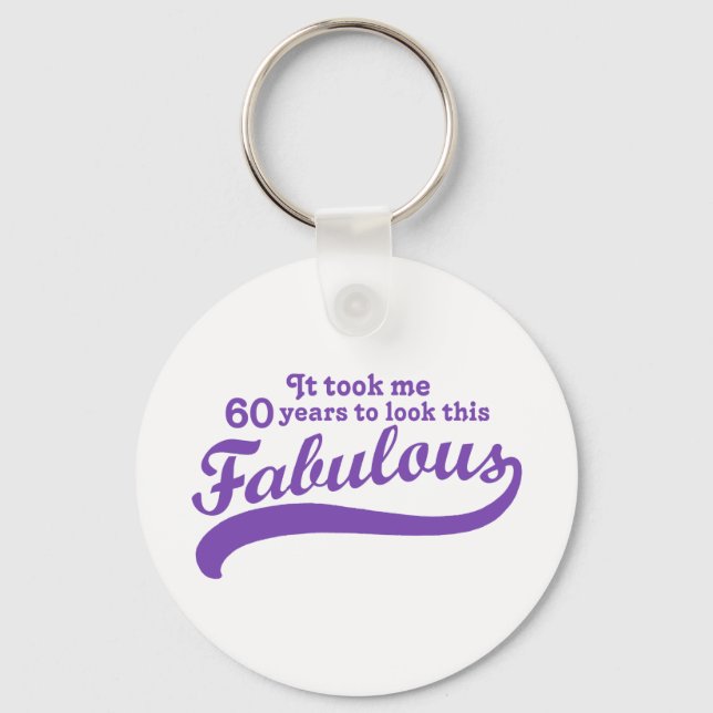 Porte-clés 60th Birthday (Recto)