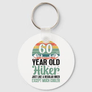 Porte-clés 60th Birthday Hiker Mountain 60 Years Old Hiking L