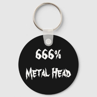 Porte-clés 666%Metal Head