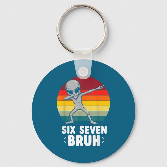 Porte-clés 67 Animals Funny 67 Brainrot Youth Kids Alien 67  (Recto)