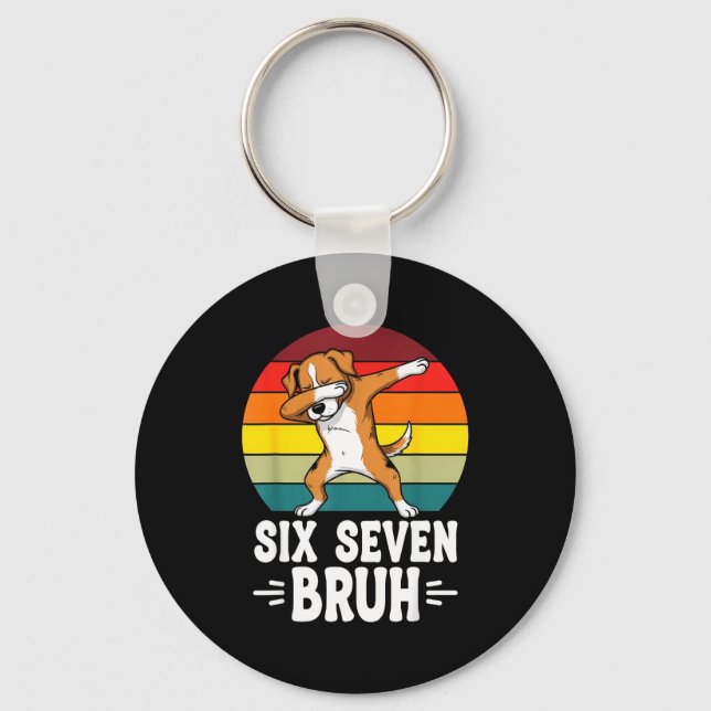 Porte-clés 67 Animals Funny 67 Brainrot Youth Kids Dog 67  (Recto)
