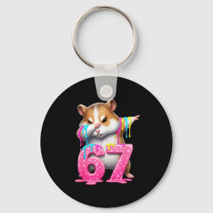 Porte-clés 67 Animaux Drôle 67 Brainrot Jeunesse Enfants Hams