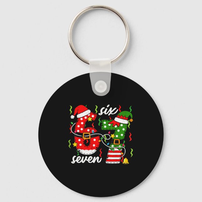 Porte-clés 67 Christmas Funny 6 7 Meme Six Seven Shirt Boys G (Recto)