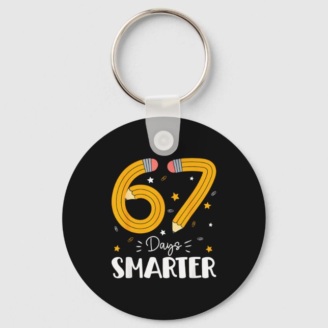 Porte-clés 67 Days Smarter Gen Alpha Slang 67 Meme Teachers S (Recto)