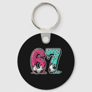 Porte-clés 67 Glace au Goutte de Football Gen Alpha Langue Si
