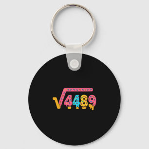 Porte-clés 67 Glace Meme Racine Carrée 4489 Argot Mathématiqu