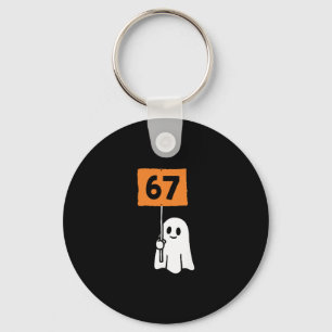 Porte-clés 67 Humour Meme 6-7 Drôle Six Sept Halloween 