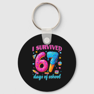 Porte-clés 67 Jours d'école Je Survivre aux Enseignants Élève