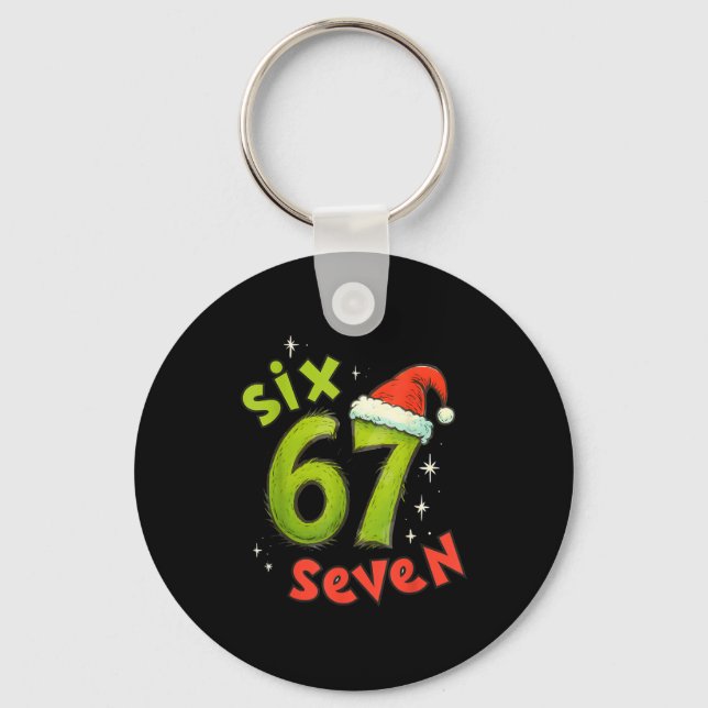 Porte-clés 67 Meme Christmas Six Seven Xmas Men Women Boys Gi (Recto)