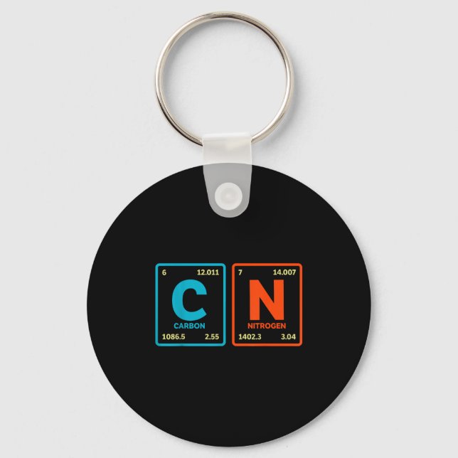 Porte-clés 67 Mème Drôle Professeur Science Tableau Périodiqu (Recto)