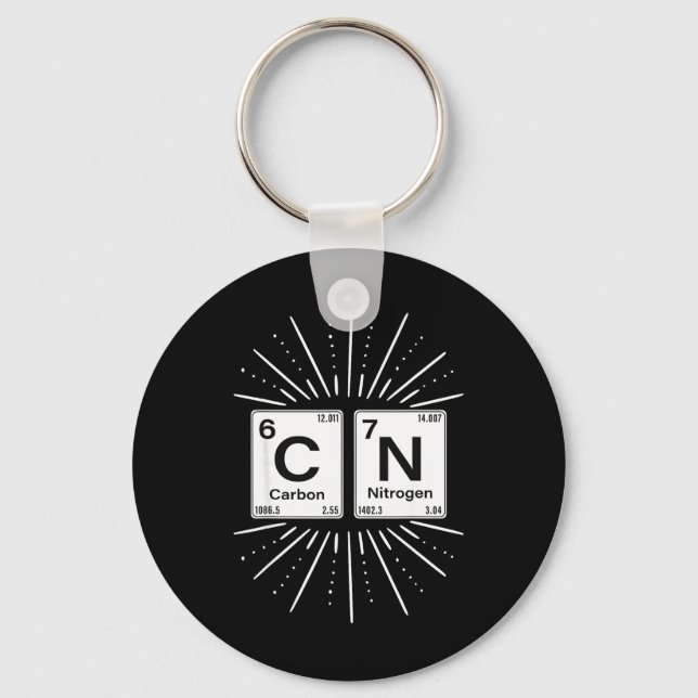 Porte-clés 67 Meme Drôle Science Chimie Nerds Humour Période (Recto)