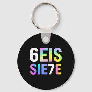 Porte-clés 67 Meme espagnol Seis Siete Six Seven Drôle d'espa